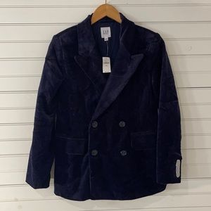 Gap Double Breasted Courduroy Blazer Jacket